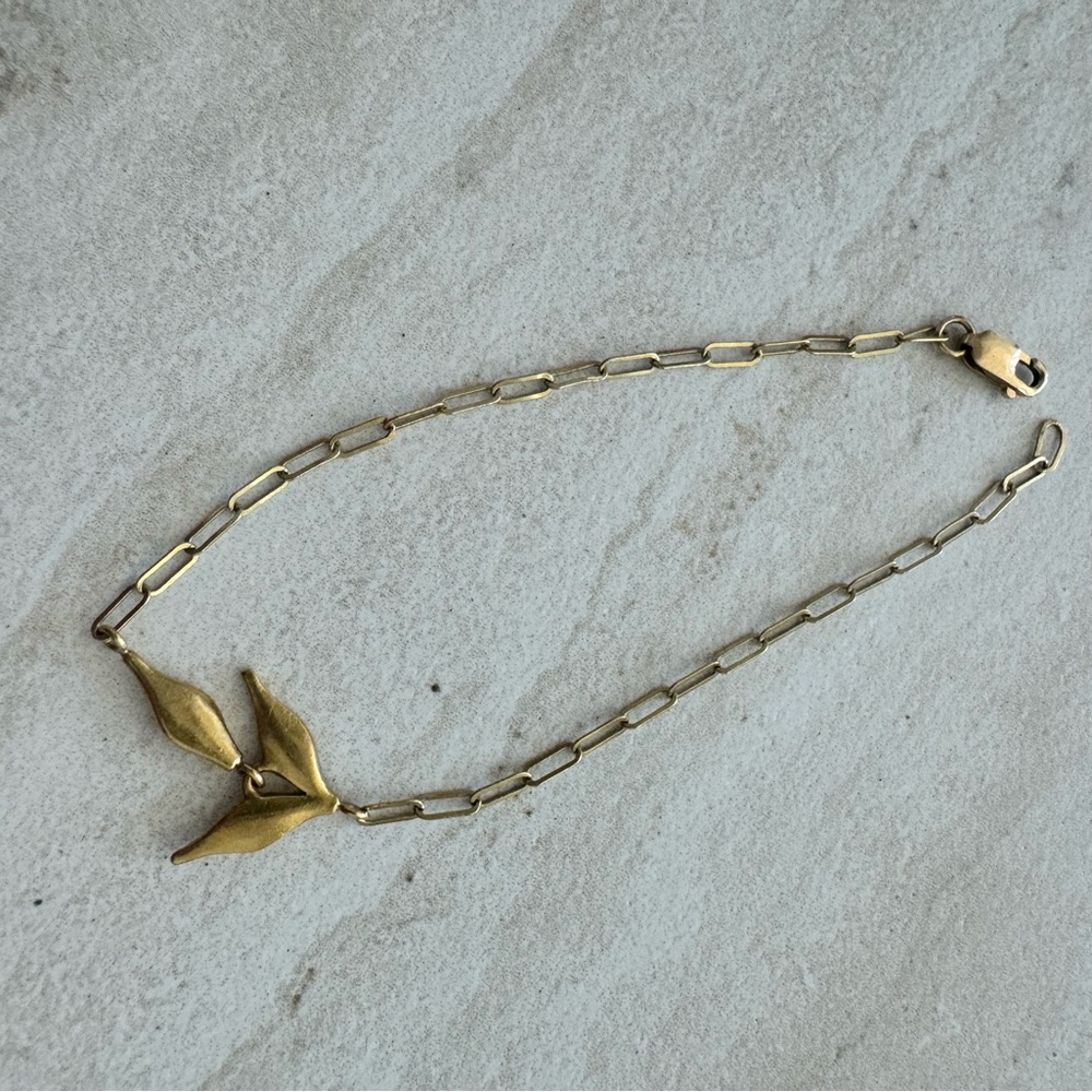Cathy Waterman wheat bracelet